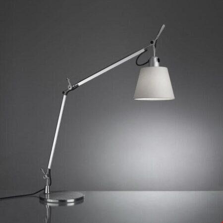 AR 0947020A Tolomeo basculante tavolo - tělo lampy se saténovým difuzorem 180 - ARTEMIDE