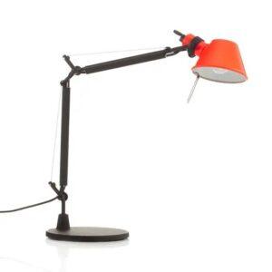 AR AS01183002 Stolní lampa Tolomeo Micro Bicolor černá / korálová - ARTEMIDE