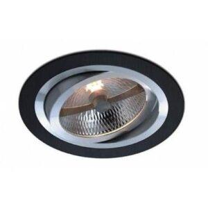 BPM 3073LED.D40.3K Vestavné svítidlo Aluminio Negro černá / hliník 15W LED 230V - BPM