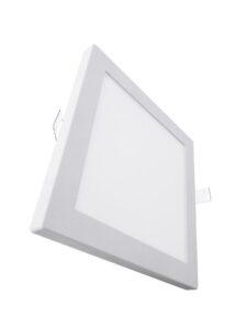 CEN FRBS-121830 LED PANEL FRISBEE HRANATÝ 180x180mm 12W 3000K 960Lm 120d IP20  - CENTURY