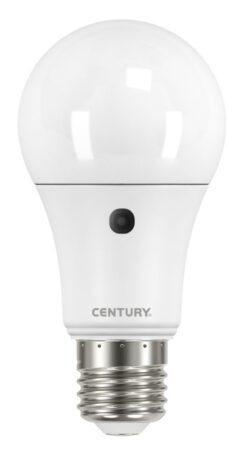 CEN G3SP-102730 LED HRUŠKA SE SENZOREM ARIA PLUS 10W E27 3000K 1060Lm 270d 60x120mm IP20 krabice - CENTURY