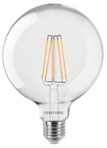 CEN ING125-102740 LED FILAMENT GLOBE 125mm ČIRÁ 10W E27 4000K 1521Lm 360d 125x174mm IP20  - CENTURY