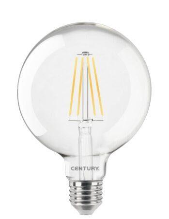 CEN ING95-082727 LED FILAMENT GLOBE 95mm ČIRÁ 8W E27 2700K IP20 - CENTURY