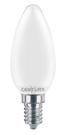 CEN INSM1D-041440 LED FILAMENT SVÍČKA SATÉN 4W E14 4000K 470Lm 360d DIMM 35x97mm IP20 - CENTURY