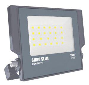 CEN SRS-209540 REFLEKTOR LED SIRIO SLIM ČERNÝ 20W 4000K 1800Lm 110d 160x29x147mm IP66  - CENTURY