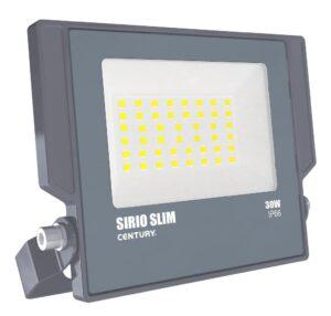 CEN SRS-309540 REFLEKTOR LED SIRIO SLIM ČERNÝ 30W 4000K 2700Lm 110d 160x29x147mm IP66  - CENTURY