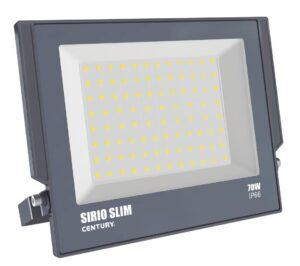 CEN SRS-709540 REFLEKTOR LED SIRIO SLIM ČERNÝ 70W 4000K 6300Lm 110d 270x29x230mm IP66  - CENTURY