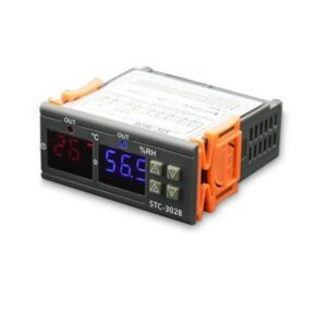 Digitální termostat a vlhkoměr STC-3028 AC230V 0 ~ +110°C