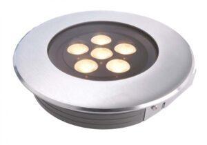 IMPR 100114 LED Zápustné zemní svítidlo Flat 6 x 2W teplá bílá 15° - LIGHT IMPRESSIONS
