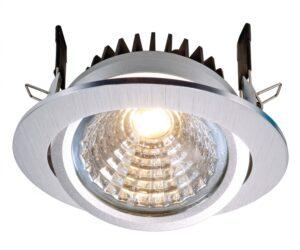 IMPR 565071 Kapego COB Downlight výklopný 12W 4000K kartáč.hliník 350m - LIGHT IMPRESSIONS