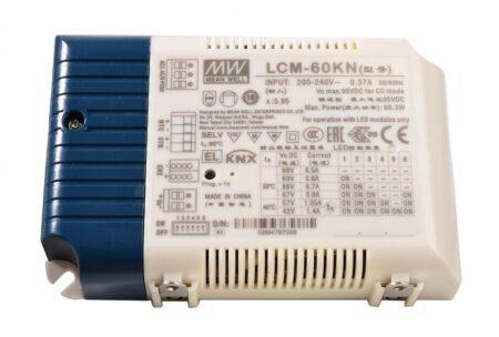 IMPR 862176 AKCE Meanwell napájení DIM Multi CC LCM-60KN - KNX konstantní proud 500/600/700/900/1050/1400 mA IP20 stmívatelné 2-90 VDC 60
