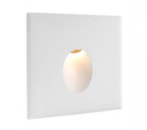 IMPR 930127 Kryt na vestavné svítidlo do stěny kruhový otvor bílý - LIGHT IMPRESSIONS