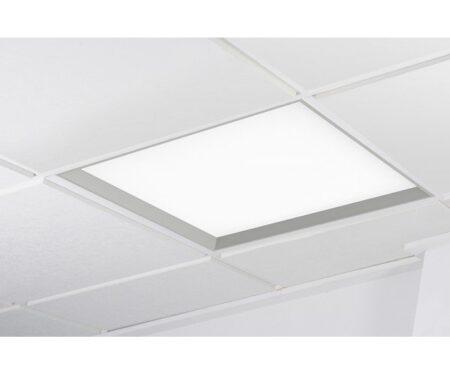 KHL K50502.GY.MP.4K.PU WINNER LED panel šedá 4000K mikroprisma PUSH 37W čtverec - KOHL-Lighting