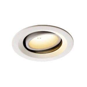 LA 1003572 NUMINOS® MOVE DL M vnitřní LED zápustné stropní svítidlo bílá/bílá 2700 K 55° otočné a výkyvné - BIG WHITE (SLV)