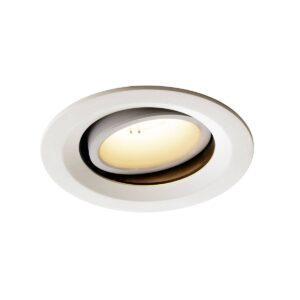 LA 1003590 NUMINOS® MOVE DL M vnitřní LED zápustné stropní svítidlo bílá/bílá 3000 K 20° otočné a výkyvné - BIG WHITE (SLV)