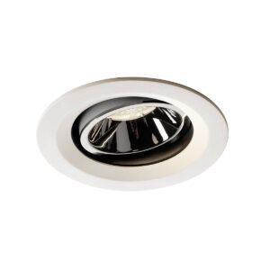 LA 1003618 NUMINOS® MOVE DL M vnitřní LED zápustné stropní svítidlo bílá/chrom 4000 K 40° otočné a výkyvné - BIG WHITE (SLV)