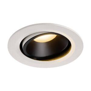 LA 1003637 NUMINOS® MOVE DL L vnitřní LED zápustné stropní svítidlo bílá/černá 2700 K 20° otočné a výkyvné - BIG WHITE (SLV)