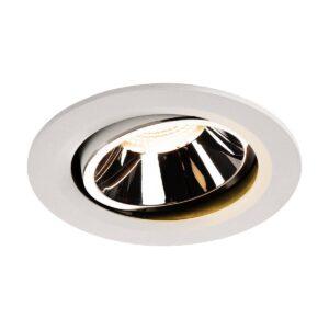 LA 1003642 NUMINOS® MOVE DL L vnitřní LED zápustné stropní svítidlo bílá/chrom 2700 K 40° otočné a výkyvné - BIG WHITE (SLV)