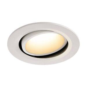 LA 1003665 NUMINOS® MOVE DL L vnitřní LED zápustné stropní svítidlo bílá/bílá 3000 K 40° otočné a výkyvné - BIG WHITE (SLV)