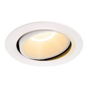 LA 1003710 NUMINOS® MOVE DL XL vnitřní LED zápustné stropní svítidlo bílá/bílá 2700 K 20° otočné a výkyvné - BIG WHITE (SLV)