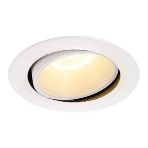 LA 1003734 NUMINOS® MOVE DL XL vnitřní LED zápustné stropní svítidlo bílá/bílá 3000 K 20° otočné a výkyvné - BIG WHITE (SLV)