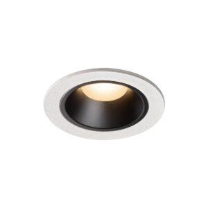 LA 1003781 NUMINOS® DL S vnitřní LED zápustné stropní svítidlo bílá/černá 2700 K 20° včetně listových pružin - BIG WHITE (SLV)