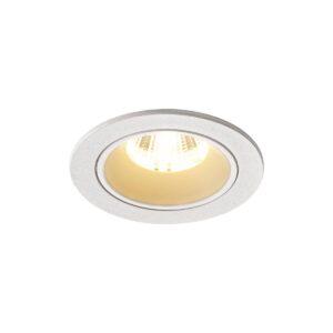 LA 1003809 NUMINOS® DL S vnitřní LED zápustné stropní svítidlo bílá/bílá 3000 K 40° včetně listových pružin - BIG WHITE (SLV)