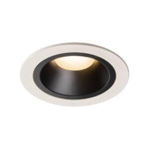 LA 1003853 NUMINOS® DL M vnitřní LED zápustné stropní svítidlo bílá/černá 2700 K 20° včetně listových pružin - BIG WHITE (SLV)