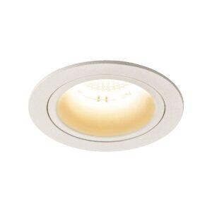 LA 1003854 NUMINOS® DL M vnitřní LED zápustné stropní svítidlo bílá/bílá 2700 K 20° včetně listových pružin - BIG WHITE (SLV)