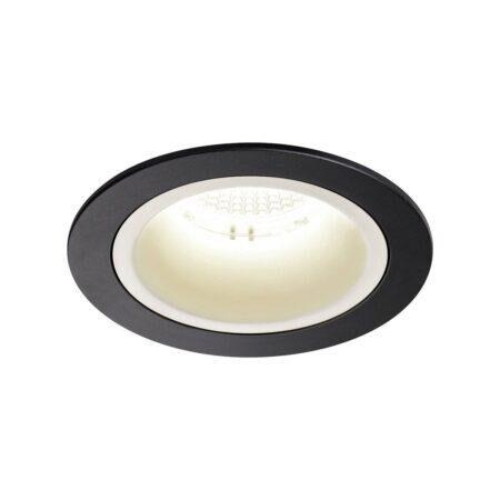LA 1003896 NUMINOS® DL M vnitřní LED zápustné stropní svítidlo černá/bílá 4000 K 55° včetně listových pružin - BIG WHITE (SLV)