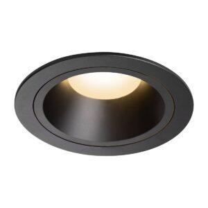 LA 1003913 NUMINOS® DL L vnitřní LED zápustné stropní svítidlo černá/černá 2700 K 20° - BIG WHITE (SLV)