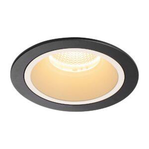 LA 1003914 NUMINOS® DL L vnitřní LED zápustné stropní svítidlo černá/bílá 2700 K 20° - BIG WHITE (SLV)