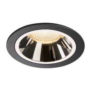 LA 1003915 NUMINOS® DL L vnitřní LED zápustné stropní svítidlo černá/chrom 2700 K 20° - BIG WHITE (SLV)