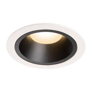 LA 1003925 NUMINOS® DL L vnitřní LED zápustné stropní svítidlo bílá/černá 2700 K 20° - BIG WHITE (SLV)
