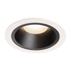 LA 1003949 NUMINOS® DL L vnitřní LED zápustné stropní svítidlo bílá/černá 3000 K 20° - BIG WHITE (SLV)