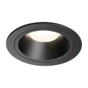 LA 1003961 NUMINOS® DL L vnitřní LED zápustné stropní svítidlo černá/černá 4000 K 20° - BIG WHITE (SLV)