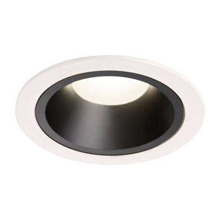 LA 1003976 NUMINOS® DL L vnitřní LED zápustné stropní svítidlo bílá/černá 4000 K 40° - BIG WHITE (SLV)