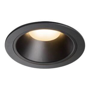 LA 1003985 NUMINOS® DL XL vnitřní LED zápustné stropní svítidlo černá/černá 2700 K 20° - BIG WHITE (SLV)