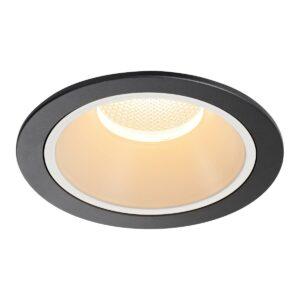 LA 1003992 NUMINOS® DL XL vnitřní LED zápustné stropní svítidlo černá/bílá 2700 K 55° - BIG WHITE (SLV)