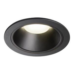 LA 1004033 NUMINOS® DL XL vnitřní LED zápustné stropní svítidlo černá/černá 4000 K 20° - BIG WHITE (SLV)