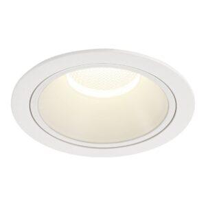 LA 1004046 NUMINOS® DL XL vnitřní LED zápustné stropní svítidlo bílá/bílá 4000 K 20° - BIG WHITE (SLV)