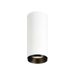 LA 1004126 NUMINOS® CL PHASE S vnitřní LED přisazené stropní svítidlo bílá/černá 2700 K 24° - BIG WHITE (SLV)