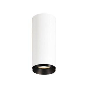 LA 1004134 NUMINOS® CL PHASE S vnitřní LED přisazené stropní svítidlo bílá/černá 3000 K 24° - BIG WHITE (SLV)
