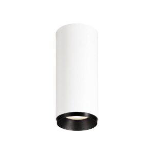 LA 1004142 NUMINOS® CL PHASE S vnitřní LED přisazené stropní svítidlo bílá/černá 4000 K 24° - BIG WHITE (SLV)