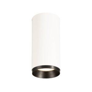 LA 1004238 NUMINOS® CL PHASE M vnitřní LED přisazené stropní svítidlo bílá/černá 4000 K 24° - BIG WHITE (SLV)