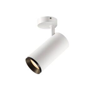 LA 1004302 NUMINOS® SPOT PHASE L vnitřní LED přisazené stropní svítidlo bílá/černá 3000 K 24° - BIG WHITE (SLV)