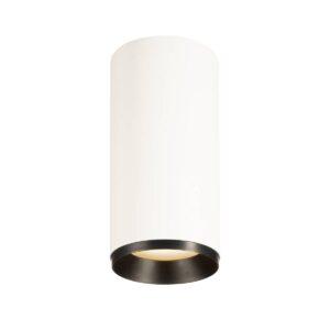 LA 1004326 NUMINOS® CL PHASE L vnitřní LED přisazené stropní svítidlo bílá/černá 3000 K 24° - BIG WHITE (SLV)