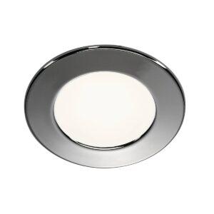 LA 112222 DL 126 LED chrom 12= LED 3W 90° 3000K - BIG WHITE (SLV)