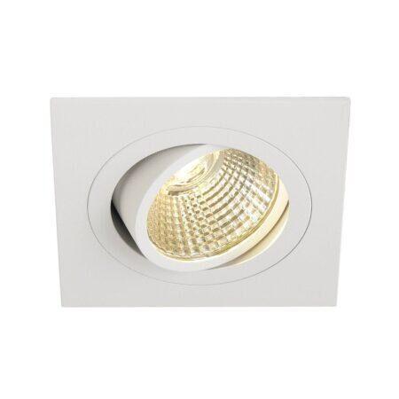 LA 113881 NEW TRIA DL čtvercová sada matná bílá 230V/350mA COB LED 6.2W 38° 2700K - BIG WHITE (SLV)