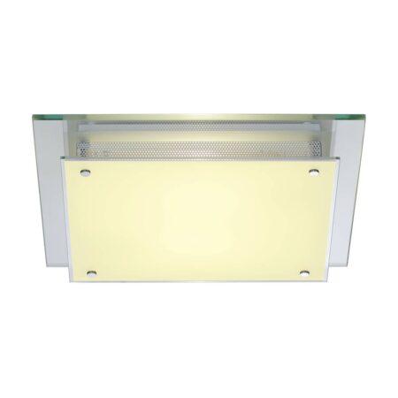 LA 155180 Stropní svítidlo GLASSA E27 stropní čtvercová 230V E27 2x60W - BIG WHITE (SLV)